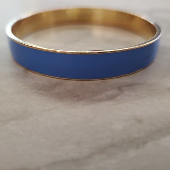 💙 Vintage Y2k 00s 2000's J. Crew Bright Spring blue Skinny Bangle 💙 - Picture 3 of 9